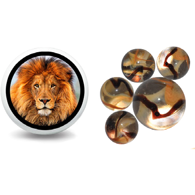 Printed Marbles Wild World Collection