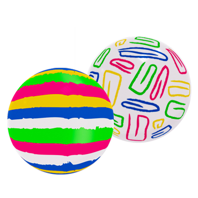 printed play balls pop