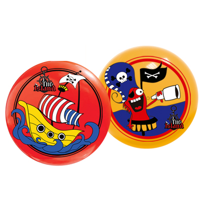printed play balls the island