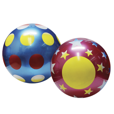 Spray Decorated Play Balls Vintage